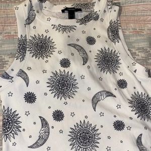 Moon & Stars Crop Top